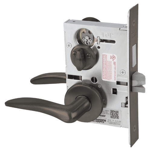 Picture of Corbin Russwin ML2020 DSA Privacy, Bedroom or Bathroom Mortise Lock, DS Lever, A Rose
