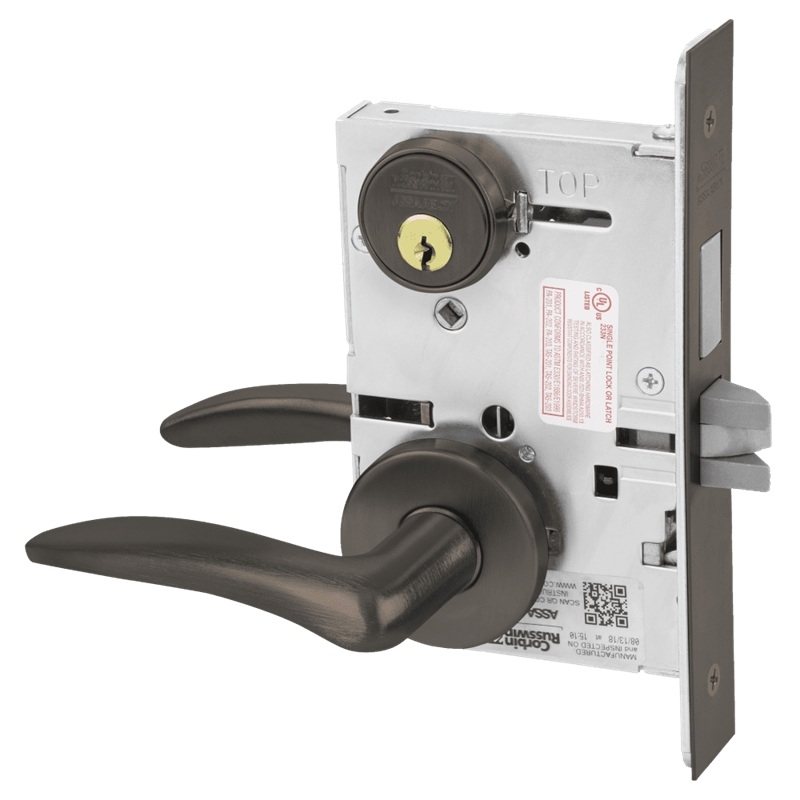 Picture of Corbin Russwin ML2024 DSA Entrance or Storeroom Mortise Lock, DS Lever, A Rose