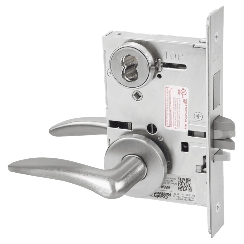 Picture of Corbin Russwin ML2029 DSA Hotel or Motel Mortise Lock, DS Lever, A Rose