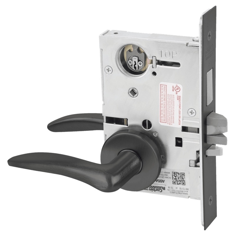 Picture of Corbin Russwin ML2029 DSA Hotel or Motel Mortise Lock, DS Lever, A Rose
