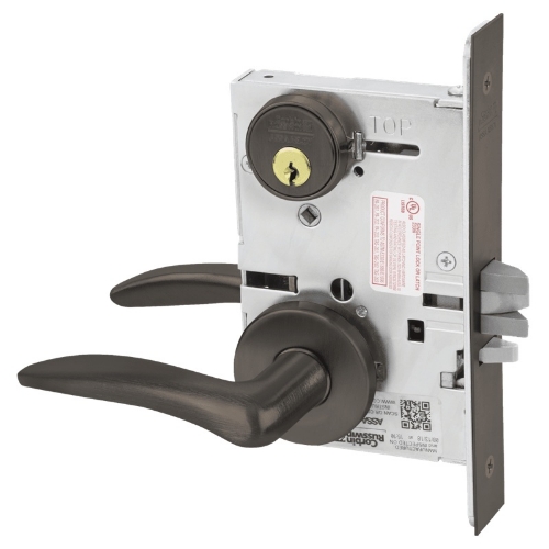 Picture of Corbin Russwin ML2042 DSA Entrance or Public Restroom Mortise Lock, DS Lever, A Rose