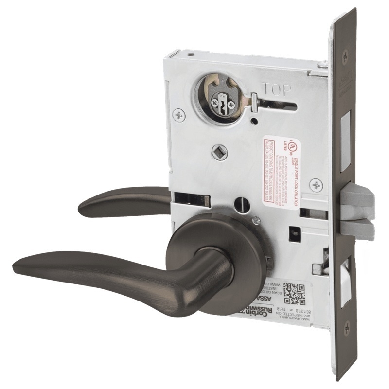 Picture of Corbin Russwin ML2048 DSA Entrance or Apartment Mortise Lock, DS Lever, A Rose