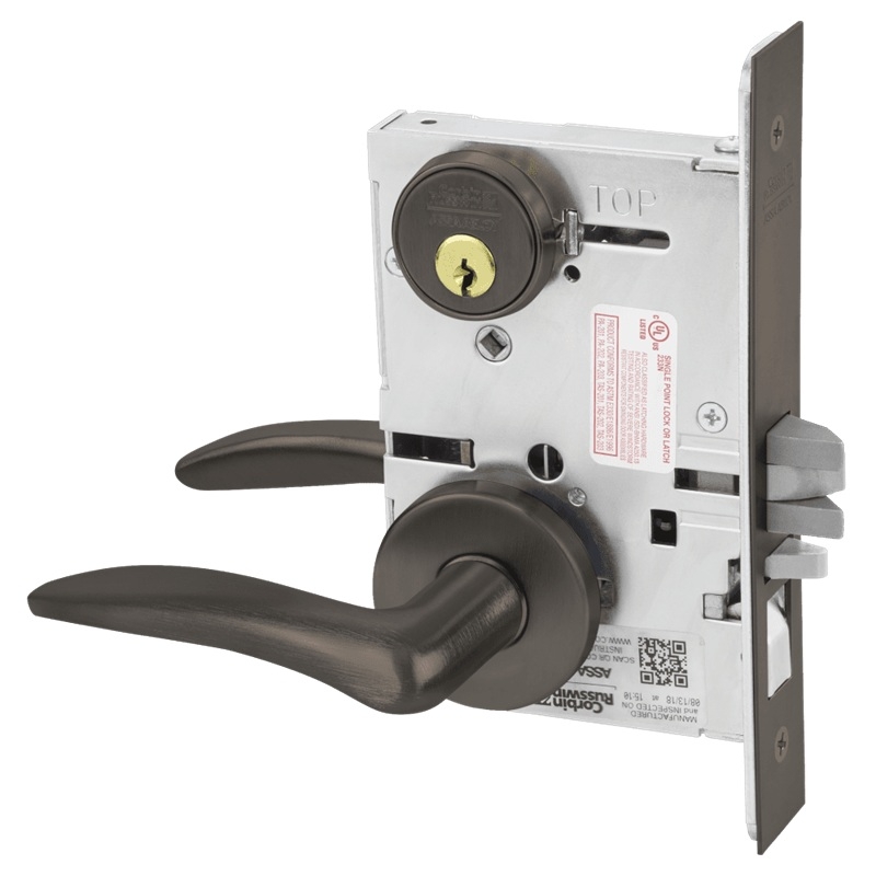 Picture of Corbin Russwin ML2051 DSA Entrance or Office Mortise Lock, DS Lever, A Rose