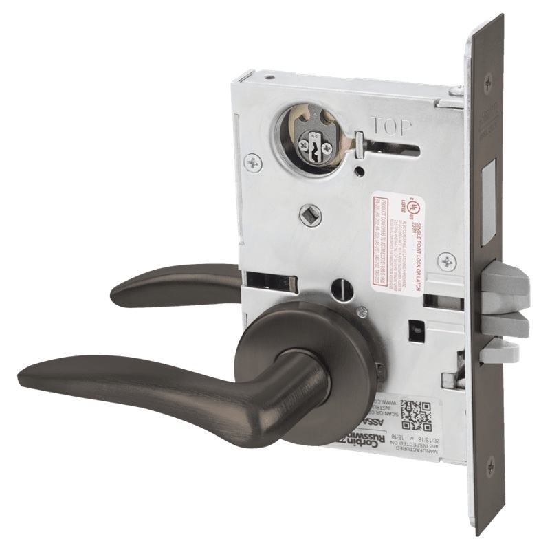 Picture of Corbin Russwin ML2072 DSA Classroom Intruder Mortise Lock, DS Lever, A Rose