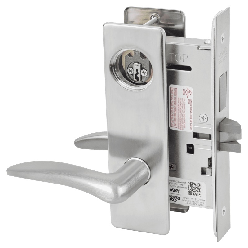 Picture of Corbin Russwin ML2022 DSM Store Door Mortise Lock, DS Lever, M Escutcheon