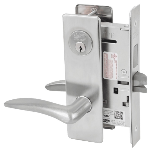 Picture of Corbin Russwin ML2024 DSM Entrance or Storeroom Mortise Lock, DS Lever, M Escutcheon
