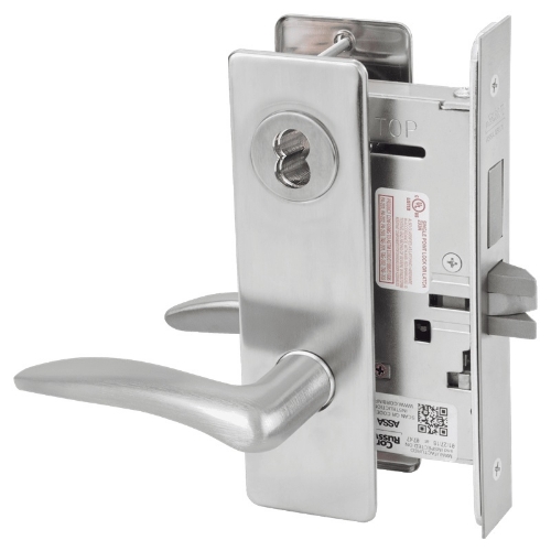Picture of Corbin Russwin ML2024 DSM Entrance or Storeroom Mortise Lock, DS Lever, M Escutcheon