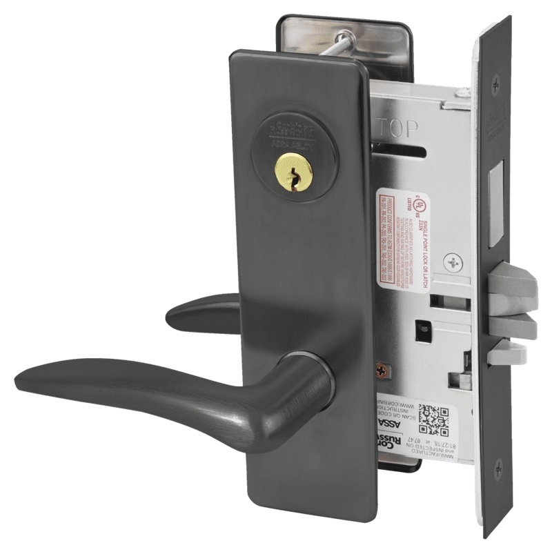 Picture of Corbin Russwin ML2029 DSM Hotel or Motel Mortise Lock, DS Lever, M Escutcheon