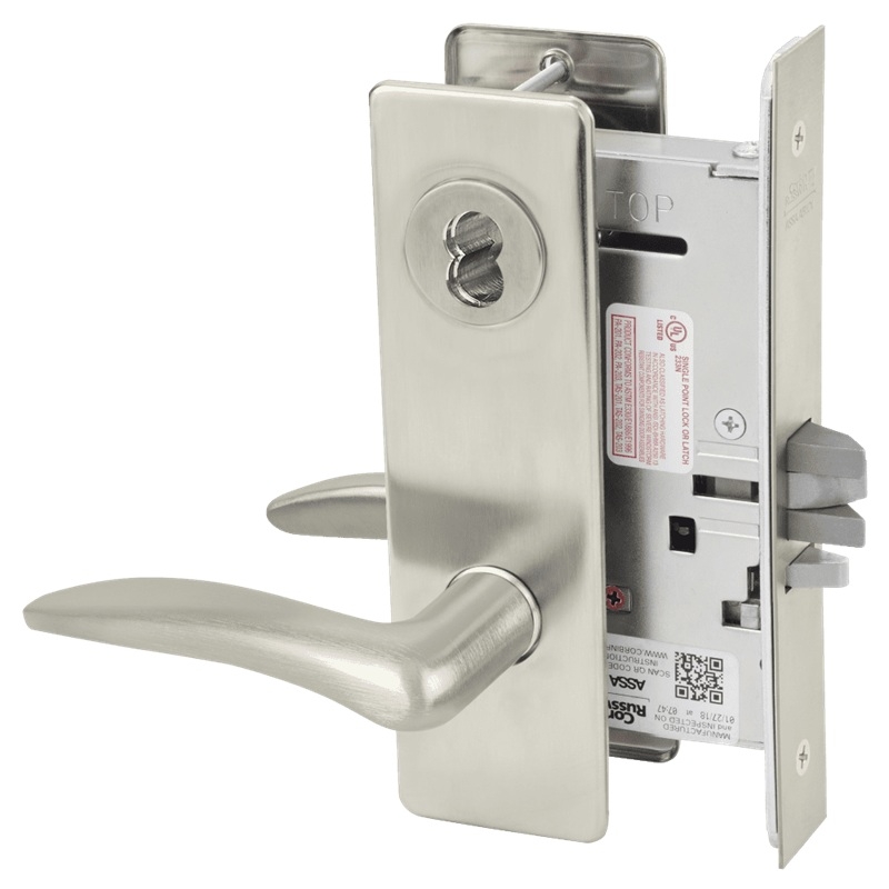 Picture of Corbin Russwin ML2042 DSM Entrance or Public Restroom Mortise Lock, DS Lever, M Escutcheon