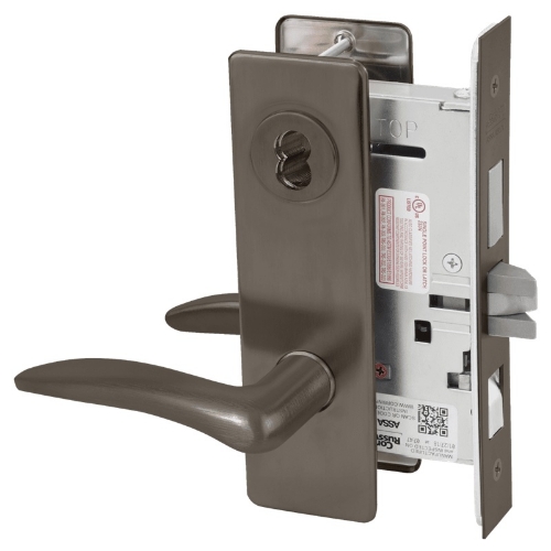 Picture of Corbin Russwin ML2048 DSM Entrance or Apartment Mortise Lock, DS Lever, M Escutcheon
