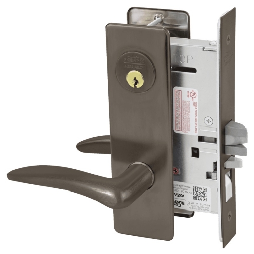 Picture of Corbin Russwin ML2051 DSM Entrance or Office Mortise Lock, DS Lever, M Escutcheon