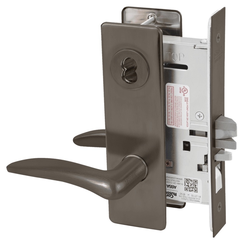 Picture of Corbin Russwin ML2051 DSM Entrance or Office Mortise Lock, DS Lever, M Escutcheon