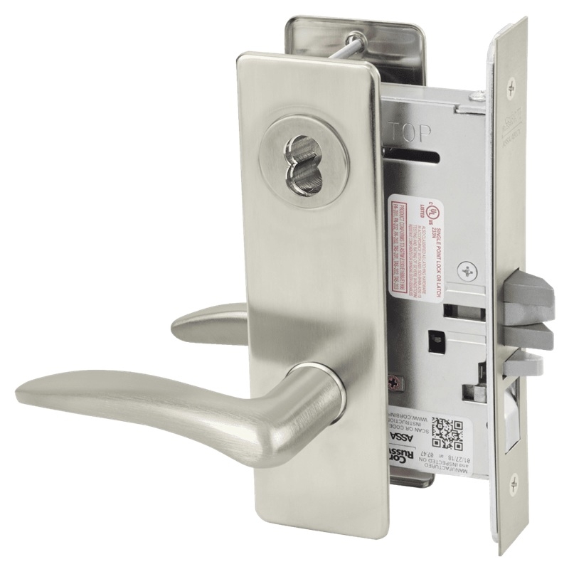 Picture of Corbin Russwin ML2051 DSM Entrance or Office Mortise Lock, DS Lever, M Escutcheon