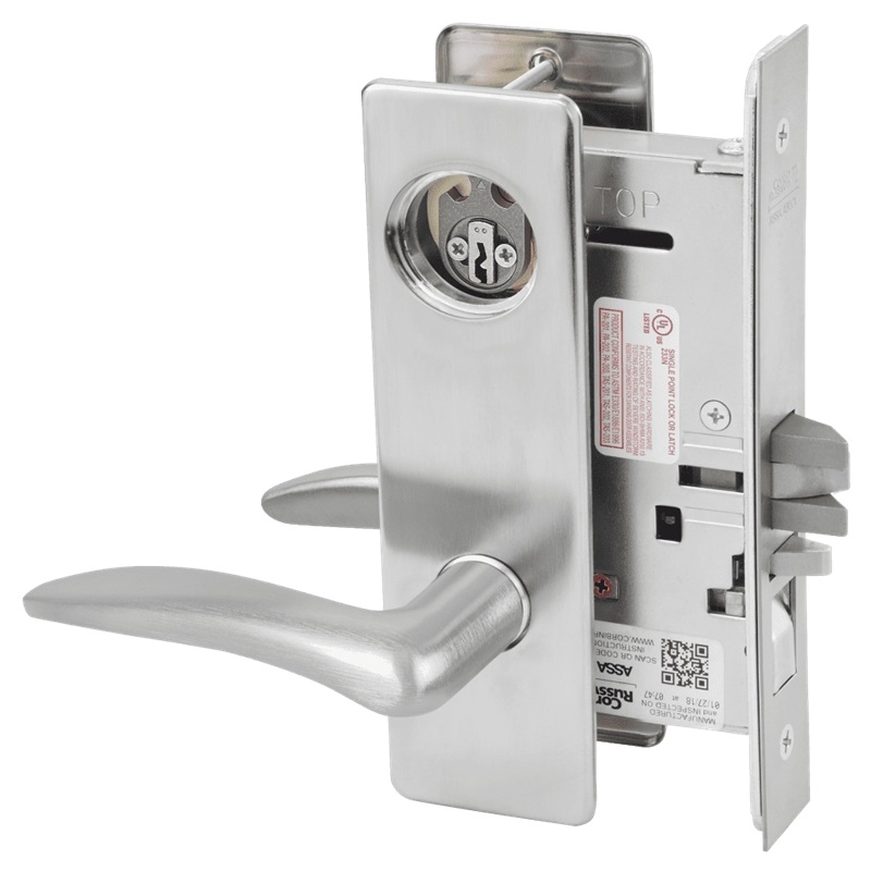 Picture of Corbin Russwin ML2051 DSM Entrance or Office Mortise Lock, DS Lever, M Escutcheon