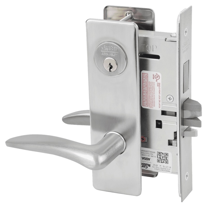 Picture of Corbin Russwin ML2072 DSM Classroom Intruder Mortise Lock, DS Lever, M Escutcheon