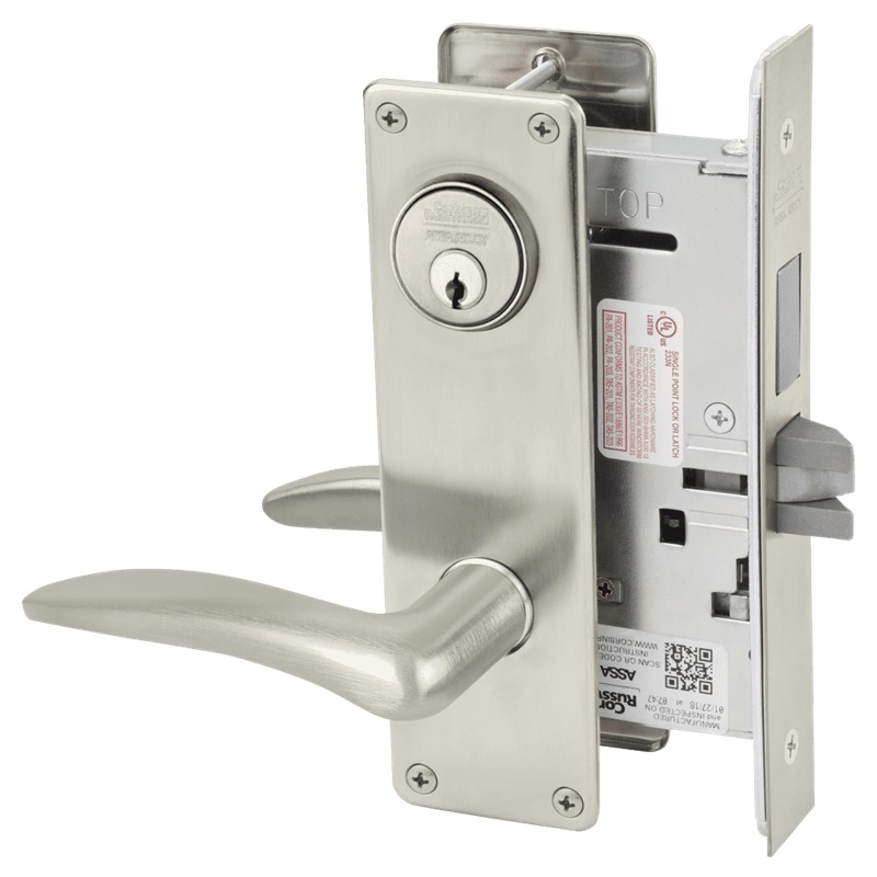 Picture of Corbin Russwin ML2022 DSN Store Door Mortise Lock, DS Lever, N Escutcheon