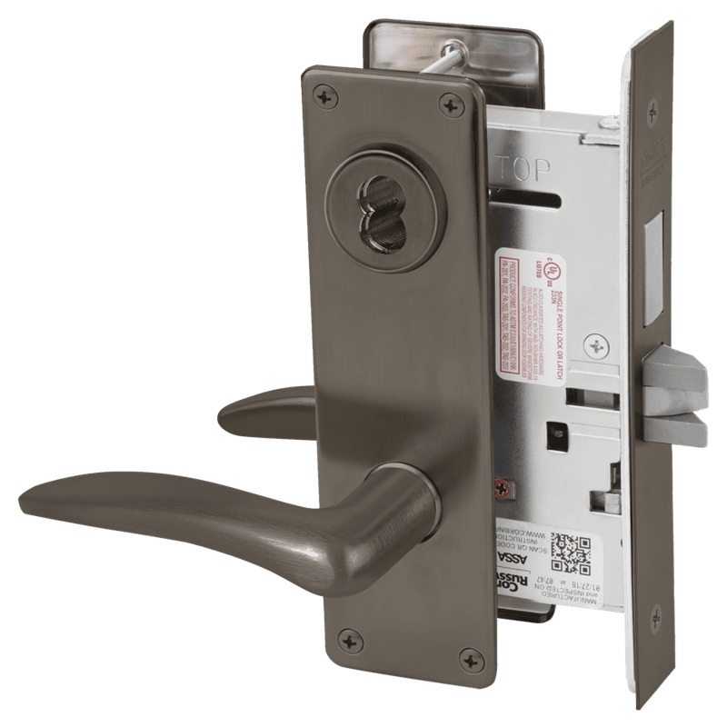 Picture of Corbin Russwin ML2022 DSN Store Door Mortise Lock, DS Lever, N Escutcheon