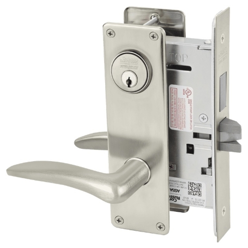Picture of Corbin Russwin ML2024 DSN Entrance or Storeroom Mortise Lock, DS Lever, N Escutcheon