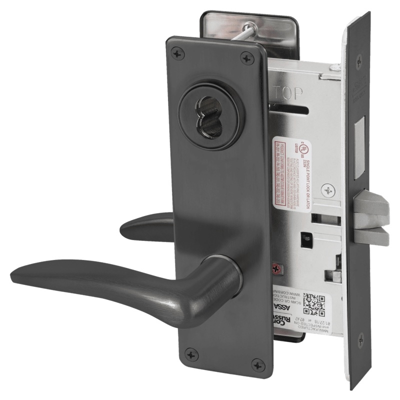 Picture of Corbin Russwin ML2024 DSN Entrance or Storeroom Mortise Lock, DS Lever, N Escutcheon