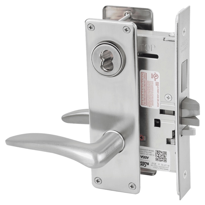 Picture of Corbin Russwin ML2029 DSN Hotel or Motel Mortise Lock, DS Lever, N Escutcheon