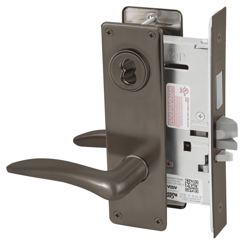 Picture of Corbin Russwin ML2029 DSN Hotel or Motel Mortise Lock, DS Lever, N Escutcheon