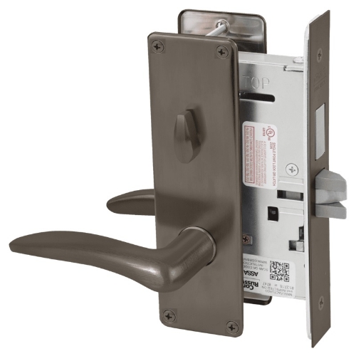 Picture of Corbin Russwin ML2030 DSN Privacy, Bedroom or Bathroom Mortise Lock, DS Lever, N Escutcheon