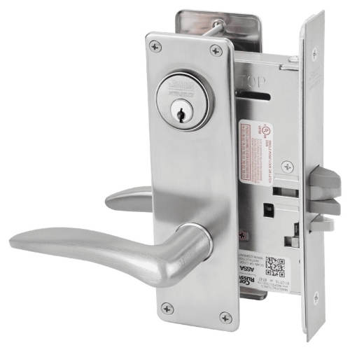 Picture of Corbin Russwin ML2032 DSN Institution or Utility Mortise Lock, DS Lever, N Escutcheon