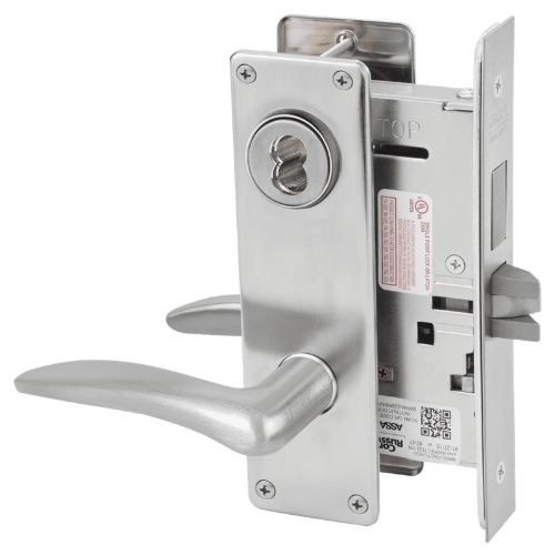 Picture of Corbin Russwin ML2065 DSN Dormitory or Entrance Mortise Lock, DS Lever, N Escutcheon