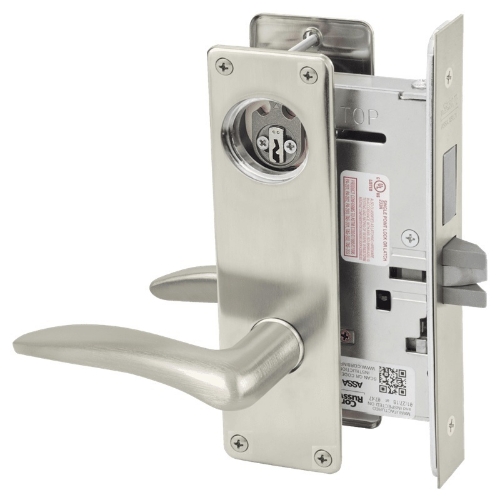 Picture of Corbin Russwin ML2065 DSN Dormitory or Entrance Mortise Lock, DS Lever, N Escutcheon