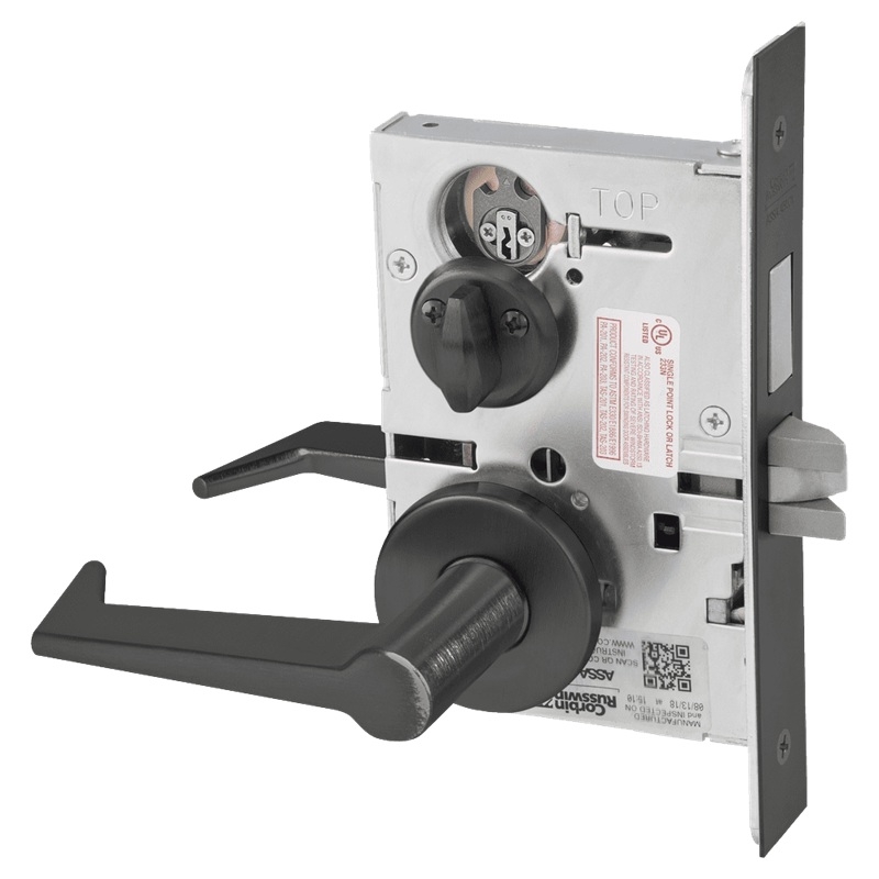 Picture of Corbin Russwin ML2030 ESA Privacy, Bedroom or Bathroom Mortise Lock, ES Lever, A Rose