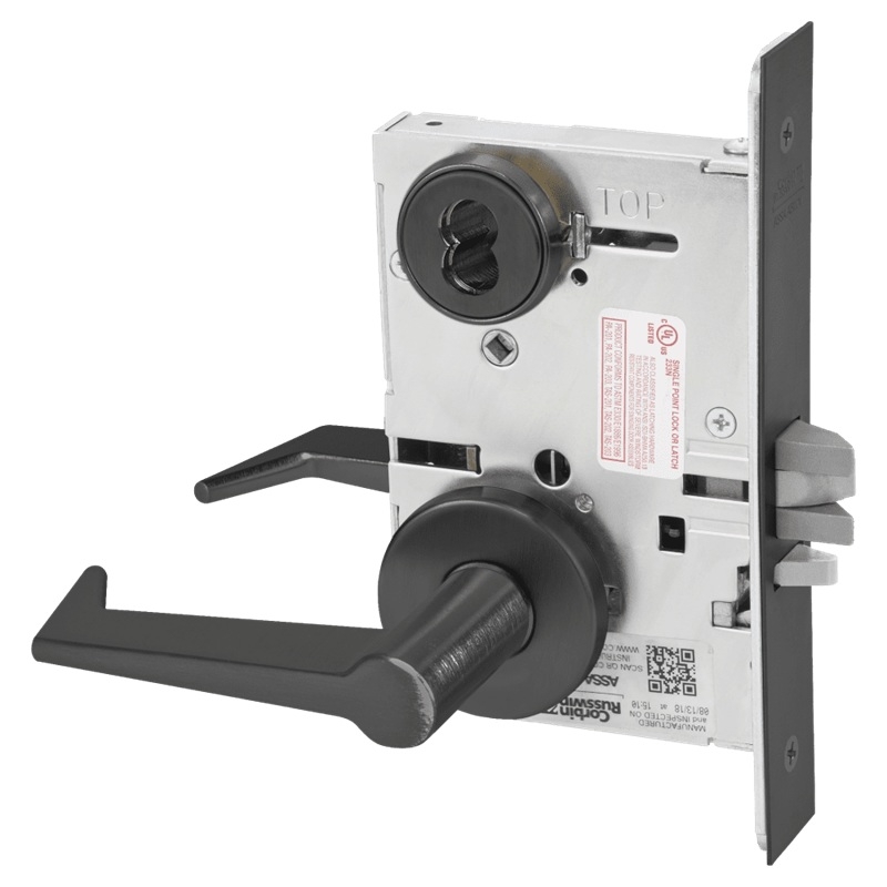 Picture of Corbin Russwin ML2042 ESA Entrance or Public Restroom Mortise Lock, ES Lever, A Rose