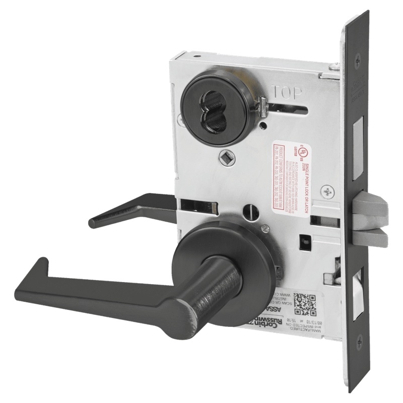 Picture of Corbin Russwin ML2048 ESA Entrance or Apartment Mortise Lock, ES Lever, A Rose
