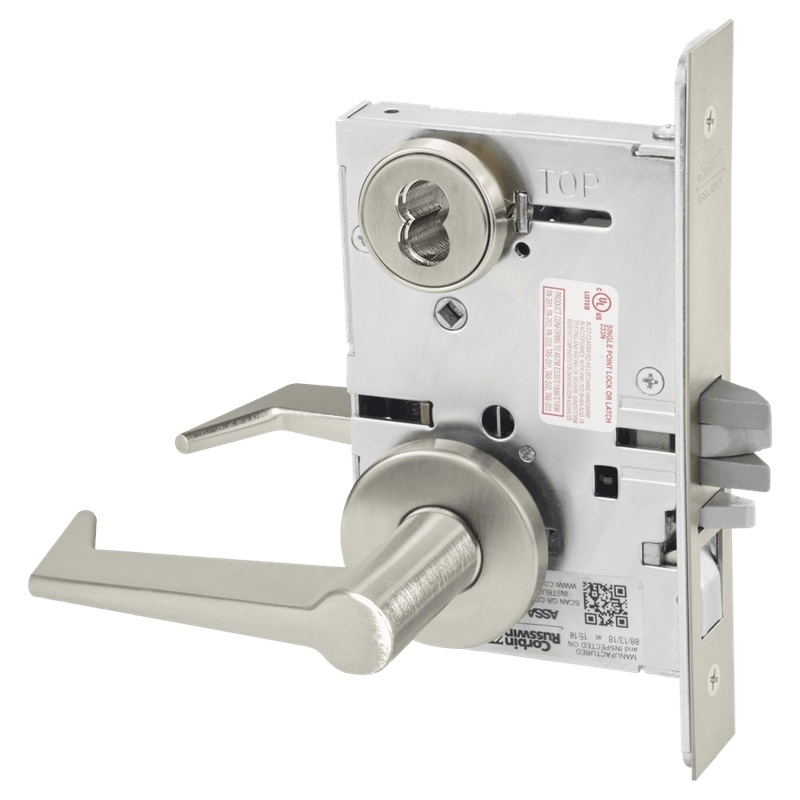 Picture of Corbin Russwin ML2051 ESA Entrance or Office Mortise Lock, ES Lever, A Rose