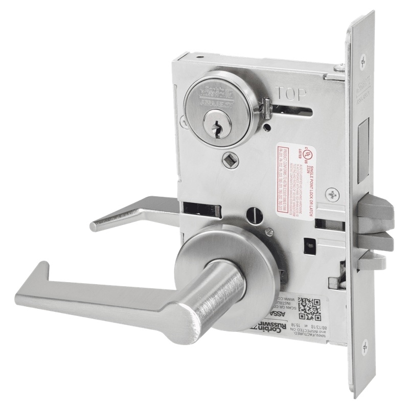 Picture of Corbin Russwin ML2075 ESA Security Entrance or Office Mortise Lock, ES Lever, A Rose