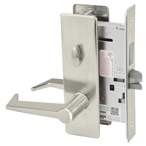 Picture of Corbin Russwin ML2020 ESM Privacy, Bedroom or Bathroom Mortise Lock, ES Lever, M Escutcheon