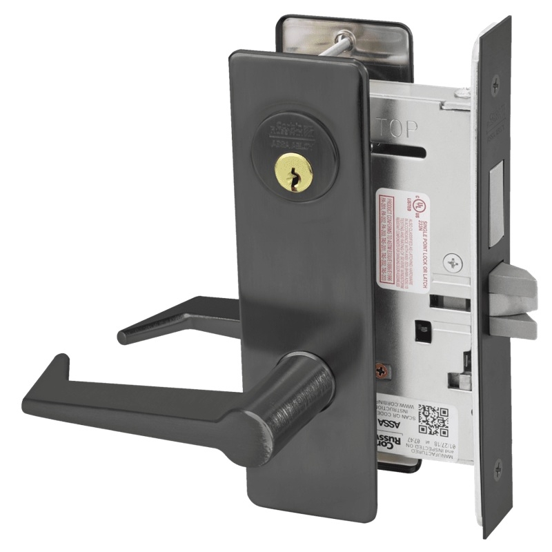 Picture of Corbin Russwin ML2022 ESM Store Door Mortise Lock, ES Lever, M Escutcheon