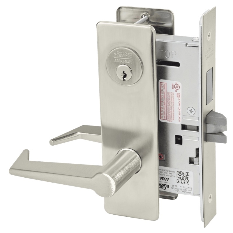 Picture of Corbin Russwin ML2022 ESM Store Door Mortise Lock, ES Lever, M Escutcheon