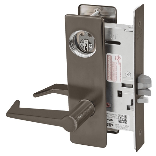 Picture of Corbin Russwin ML2042 ESM Entrance or Public Restroom Mortise Lock, ES Lever, M Escutcheon