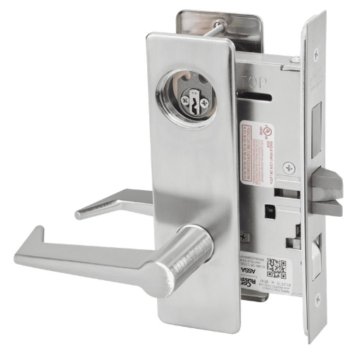 Picture of Corbin Russwin ML2048 ESM Entrance or Apartment Mortise Lock, ES Lever, M Escutcheon