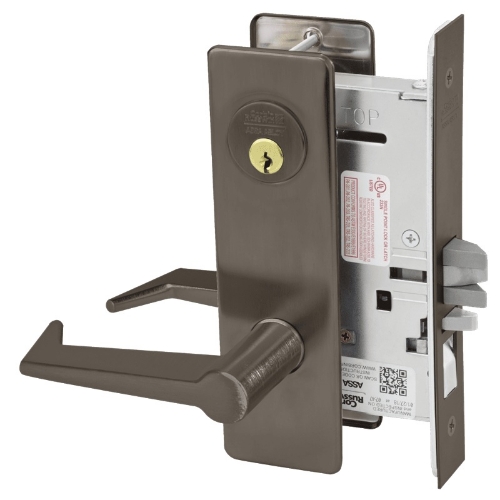 Picture of Corbin Russwin ML2051 ESM Entrance or Office Mortise Lock, ES Lever, M Escutcheon