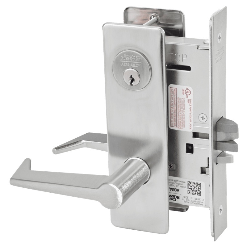 Picture of Corbin Russwin ML2057 ESM Storeroom or Closet Mortise Lock, ES Lever, M Escutcheon