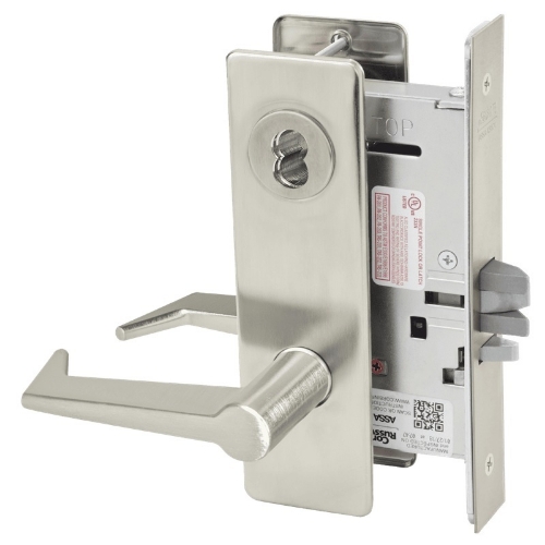 Picture of Corbin Russwin ML2057 ESM Storeroom or Closet Mortise Lock, ES Lever, M Escutcheon