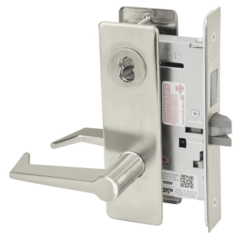 Picture of Corbin Russwin ML2065 ESM Dormitory or Entrance Mortise Lock, ES Lever, M Escutcheon