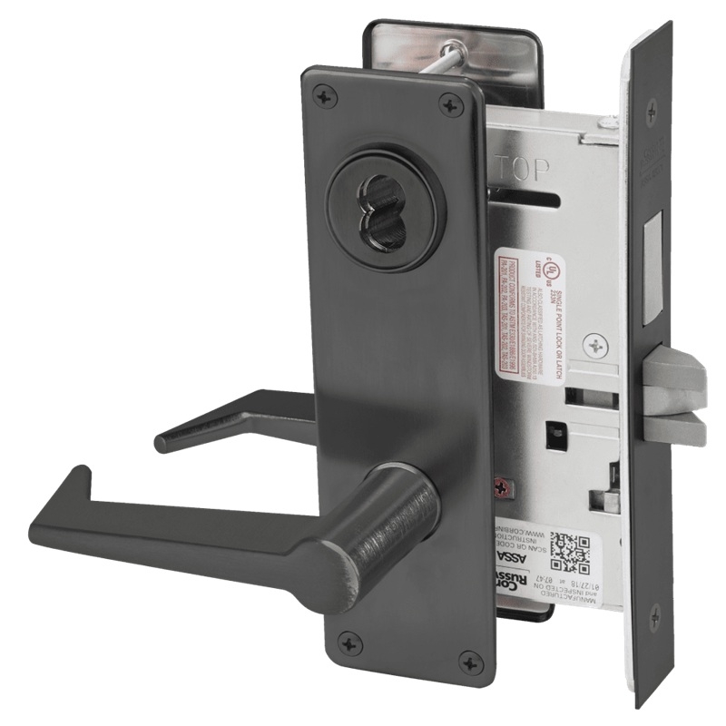 Picture of Corbin Russwin ML2022 ESN Store Door Mortise Lock, ES Lever, N Escutcheon