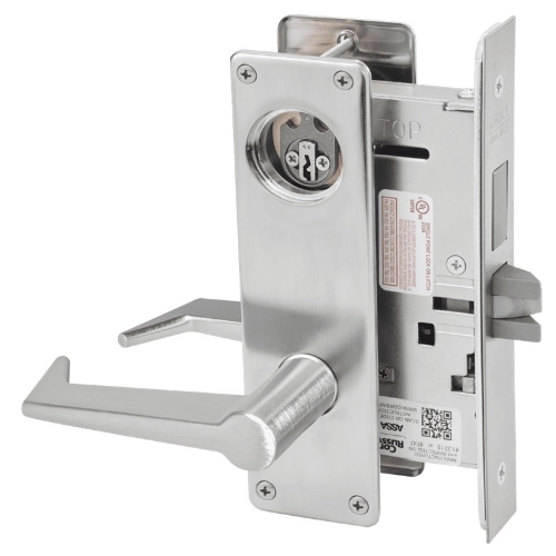 Picture of Corbin Russwin ML2022 ESN Store Door Mortise Lock, ES Lever, N Escutcheon