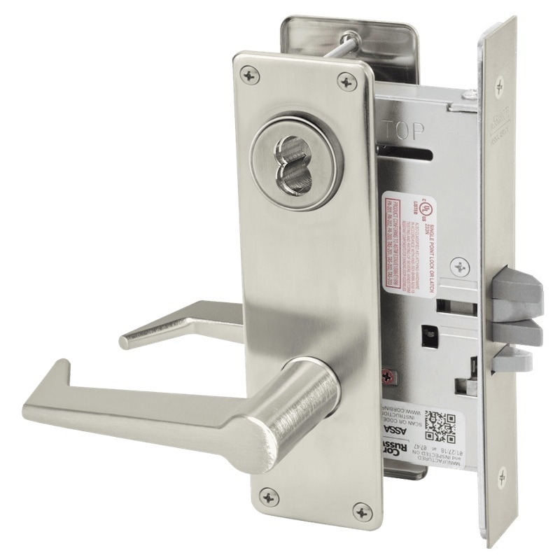 Picture of Corbin Russwin ML2055 ESN Classroom Mortise Lock, ES Lever, N Escutcheon