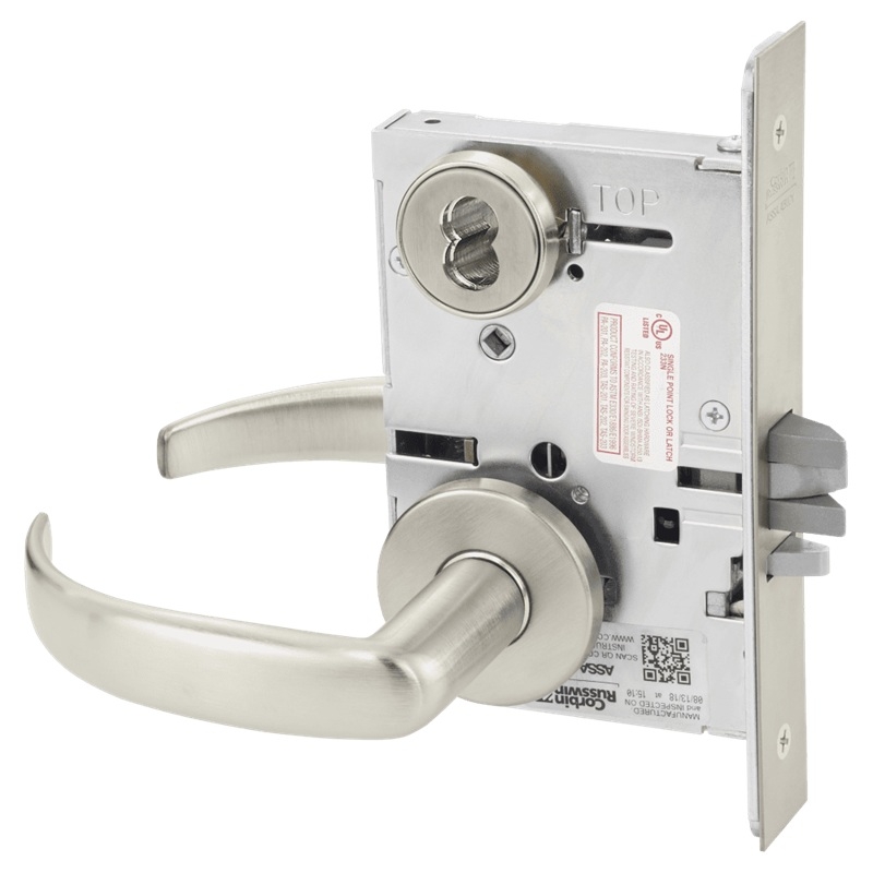 Picture of Corbin Russwin ML2042 PSA Entrance or Public Restroom Mortise Lock, PS Lever, A Rose