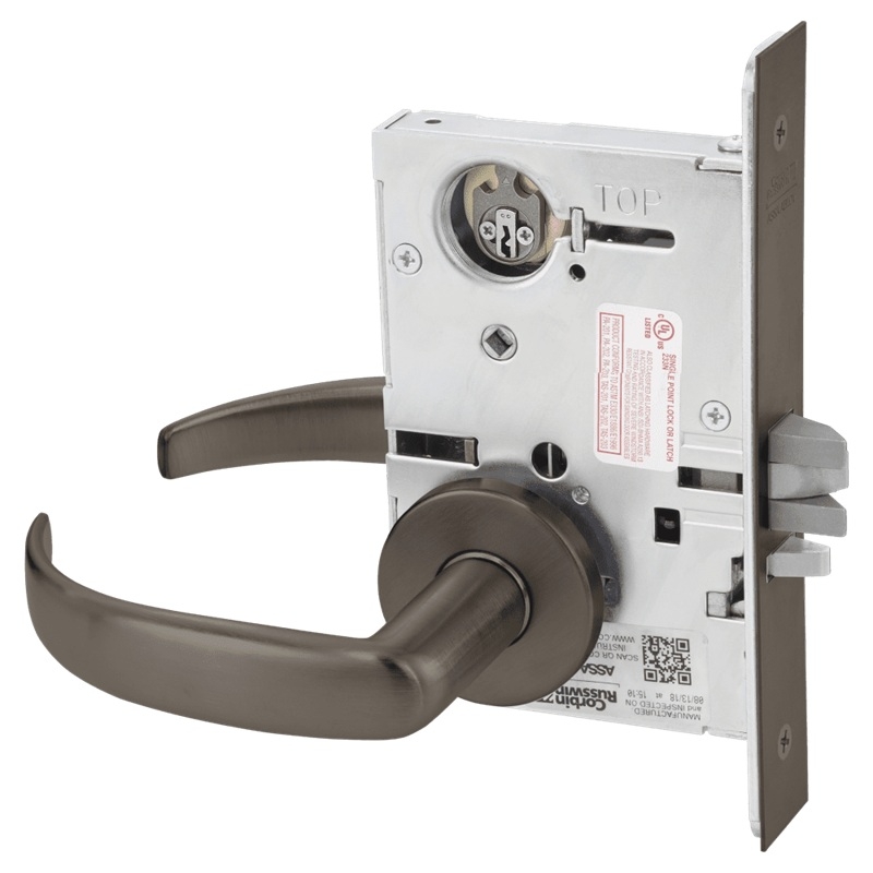 Picture of Corbin Russwin ML2042 PSA Entrance or Public Restroom Mortise Lock, PS Lever, A Rose