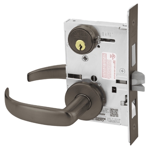 Picture of Corbin Russwin ML2048 PSA Entrance or Apartment Mortise Lock, PS Lever, A Rose