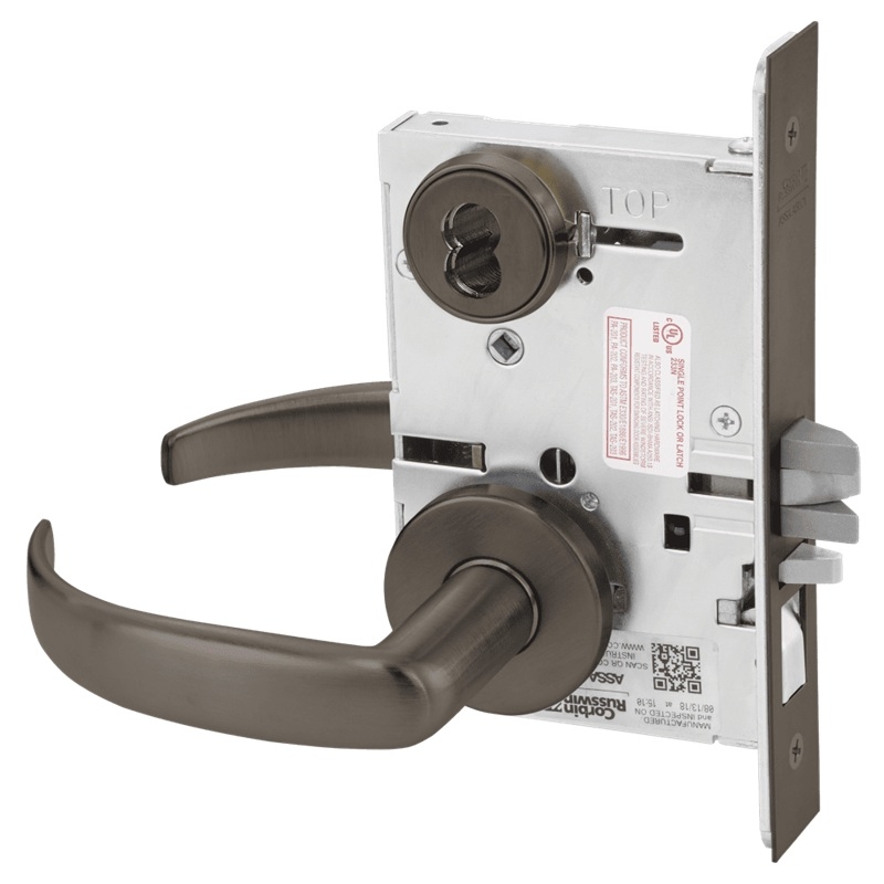 Picture of Corbin Russwin ML2051 PSA Entrance or Office Mortise Lock, PS Lever, A Rose